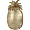 Clayre & Eef 6PR4774 Coupe décorative Ananas Doré 40x22x4 cm