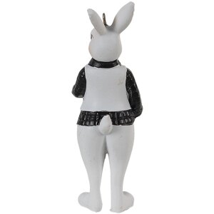 Clayre & Eef 6PR4784 Déco Lapin noir (2) 4x4x10 - 4x4x10 cm