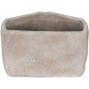 Clayre & Eef 6TE0389L Pot de fleurs pour intérieur Bouche Gris 26x16x16 cm