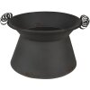 Clayre & Eef Pots de fleurs pour lintérieur (set de 2) Gris Ø 28x20 cm - Ø 22x16 cm