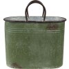 Clayre & Eef 6Y4773 Pot de fleurs pour lintérieur Vert, brun 36x18x25 - 30x15x23 cm