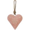 Clayre & Eef 6Y4813M Pendentif Bijoux Cœur Rose 10x3x10 cm