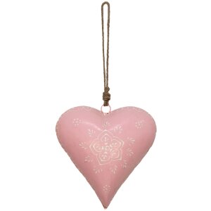 Clayre & Eef 6Y4814L Pendentif Bijoux Cœur Rose...