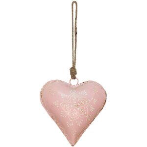 Clayre & Eef 6Y4814M Pendentif Bijoux Cœur Rose...