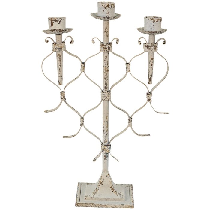 Clayre & Eef 6Y5263 Chandelier blanc 28x12x42 cm