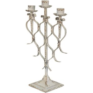 Clayre & Eef 6Y5263 Chandelier blanc 28x12x42 cm