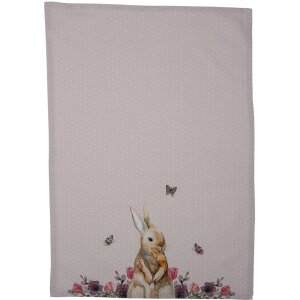 Clayre & Eef HBU42 Torchon rose, beige 50x70 cm