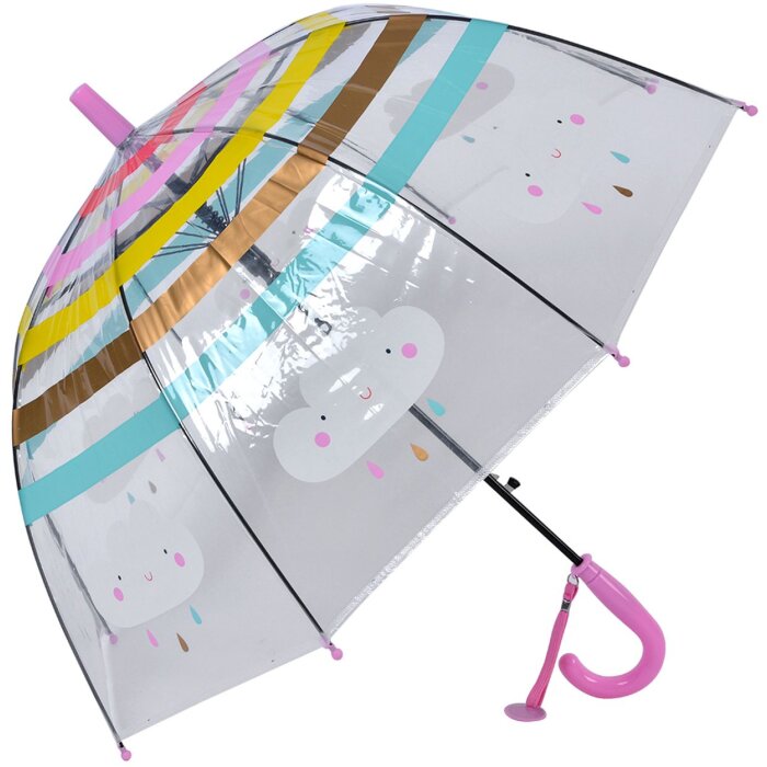 Clayre & Eef JZCUM0007P Parapluie Enfants Rose Ø 50 cm