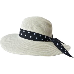 Clayre & Eef JZHA0087 Chapeau Femme Blanc