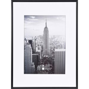 Cadre aluminium Manhattan 30x40 cm noir