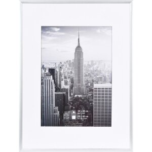 Henzo Cadre aluminium Manhattan argent 30x40 cm avec...