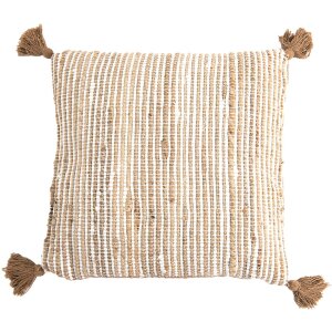 Clayre & Eef KG023.118 Coussin décoratif Beige...