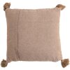 Clayre & Eef KG023.118 Coussin décoratif Beige ,Marron 45x45 cm