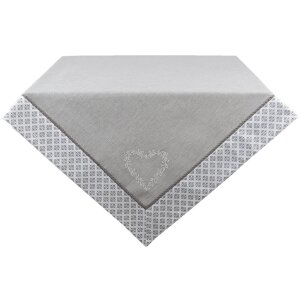 Clayre & Eef LYH03 Nappe Gris 130x180 cm