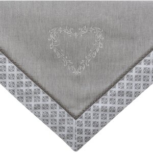 Clayre & Eef LYH03 Nappe Gris 130x180 cm