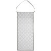 Clayre & Eef LYH50 Sac à pain 28x68 cm Gris Blanc Coton Coeurs Carreaux Rectangle