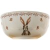 Clayre & Eef REBBO Bol de soupe Beige, Marron Ø 14 cm