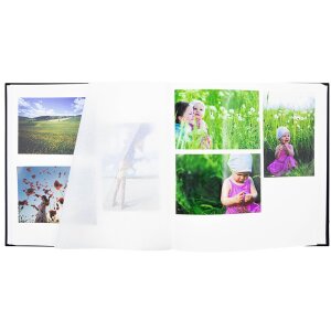 Panodia Album photo Linea noir 30x30 cm 60 pages blanches