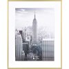 Henzo cadre alu Manhattan 40x50 cm or avec passe-partout 30x40 cm