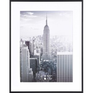 Henzo cadre alu Manhattan noir 40x50 cm avec...