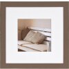 Cadre en bois Henzo Driftwood brun moyen 40x40 cm avec passe-partout 28x28 cm