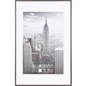 Manhattan cadre alu 40x60 cm gris acier