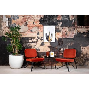 Henzo cadre aluminium Manhattan 40x60 cm noir avec passe-partout 30x45 cm