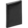 Etui en cuir pour cartes bancaires Walther 9,8x6,7 cm noir