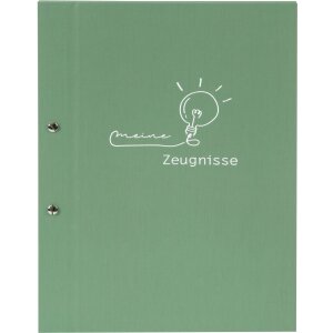 Goldbuch porte-documents impertinent & libre vert mousse le monde 12 pochettes 24x30 cm