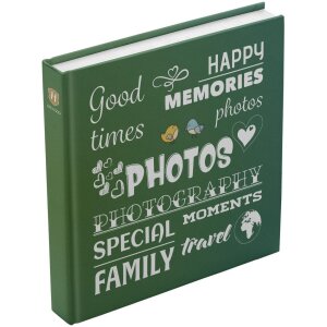 Henzo Jumbo Album photo Wording vert 30x30 cm 100 pages...