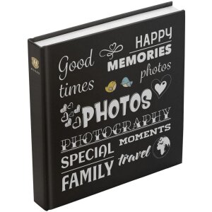 Henzo Jumbo Album photo Wording noir 30x30 cm 100 pages...