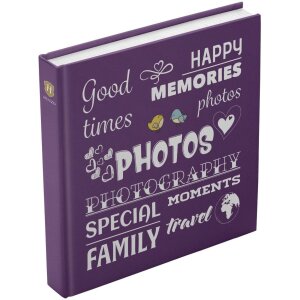 Henzo Jumbo Album photo Wording violet 30x30 cm 100 pages...