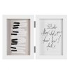 Henzo cadre double en bois Piano 2 photos 13x18 cm blanc