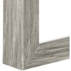 Hama Cadre en bois MDF Waves 10x15 cm gris