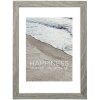 Hama Cadre en bois MDF Waves 15x20 cm gris