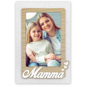 Cadre photo en bois ZEP Sandra 10x15 cm Maman italienne