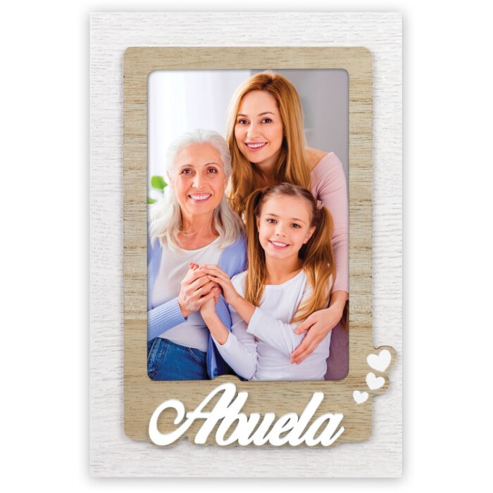 Cadre photo en bois ZEP Agnese 10x15 cm Abuela (Espagnol)