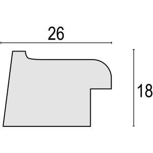 Cadre photo ZEP MDF Nuoro B 10x15 cm