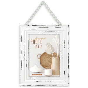 Cadre photo en bois ZEP Orly 10x15 cm blanc