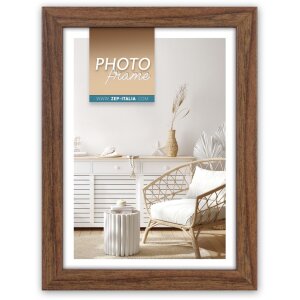 Cadre photo ZEP Vivan 30x40 cm brun foncé