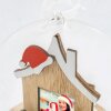 ZEP Décoration de Noël Éclats 3,5x4,5 cm (ø 9 h12 cm)