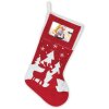 Chaussette de Noël ZEP TT23 avec emplacement pour une photo 10x15 cm (hauteur 46 cm)