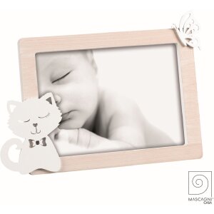 Mascagni A1582 Cadre photo en bois Chat 13x18 cm