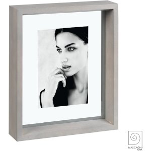 Mascagni A756 Cadre photo bois massif double vitrage gris...