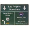 ZEP Plaque en tôle ROADS 57,5x43x0,4 cm Los Angeles