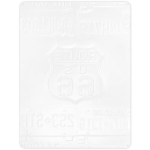 ZEP plaque de tôle ROUTE 66 multicolore 43x57x0,4 cm