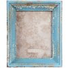 Clayre & Eef 2F0860 Cadre photo 27x6x32 cm - 18x24 cm Beige - Bleu