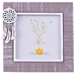 Clayre & Eef 2F0967 Cadre photo 14x1x14 cm - 10x10 cm...