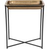 Clayre & Eef 50420L Table dappoint 53x54x62 cm Couleur cuivre