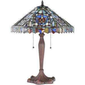 Clayre & Eef 5LL-1206 Lampe de table Tiffany Ø...